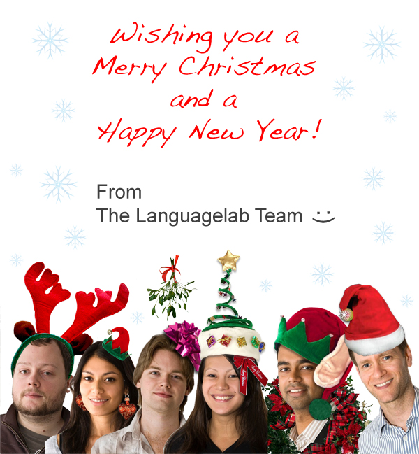 Merry Xmas from the Languagelab.com